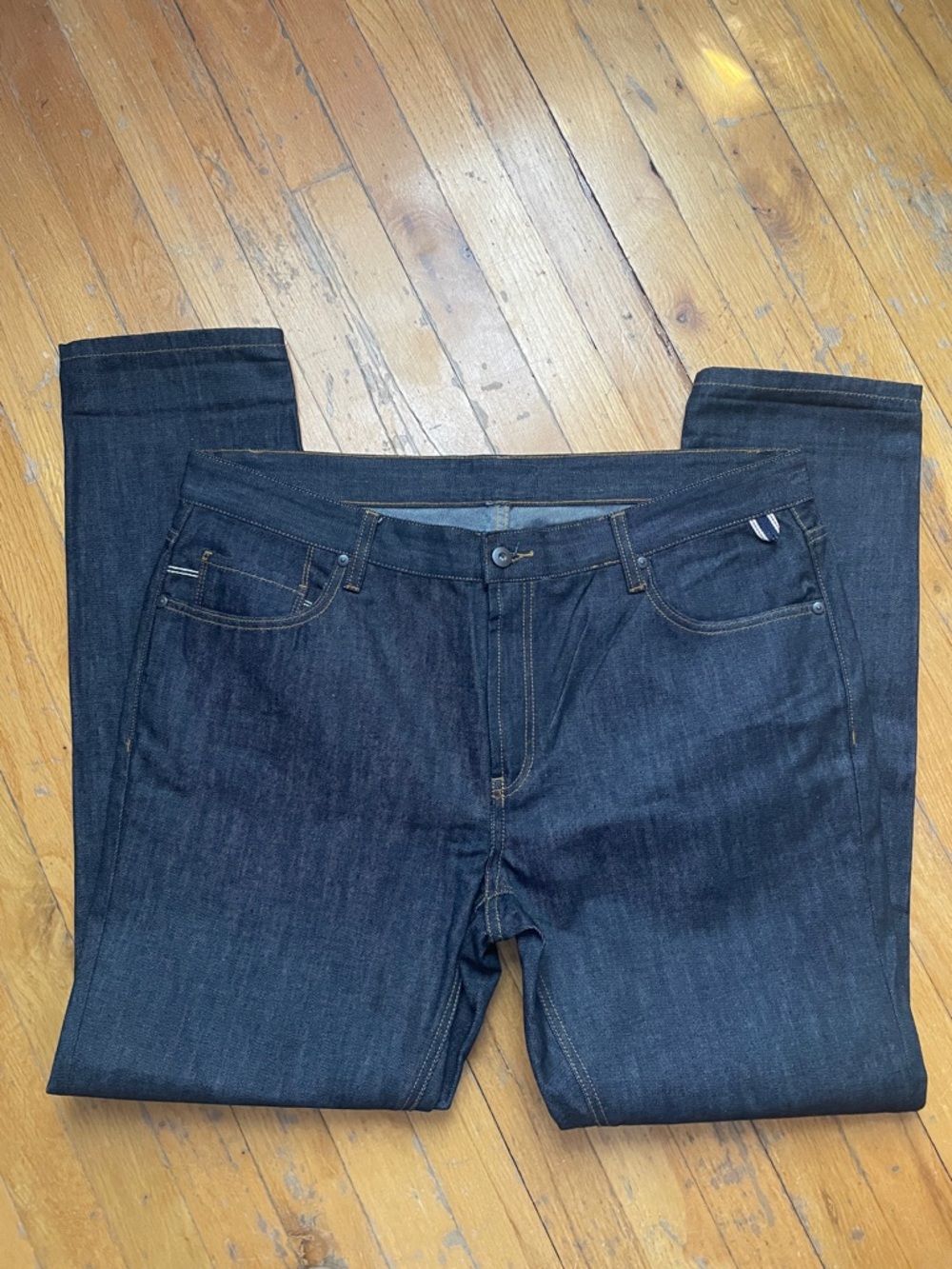 Mens Unbranded Dark Wash Jeans Straight Leg